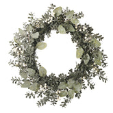 Boxwood wreath with berries